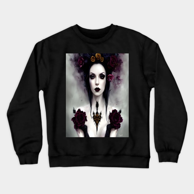 Violet Witch Way Crewneck Sweatshirt by adorcharm